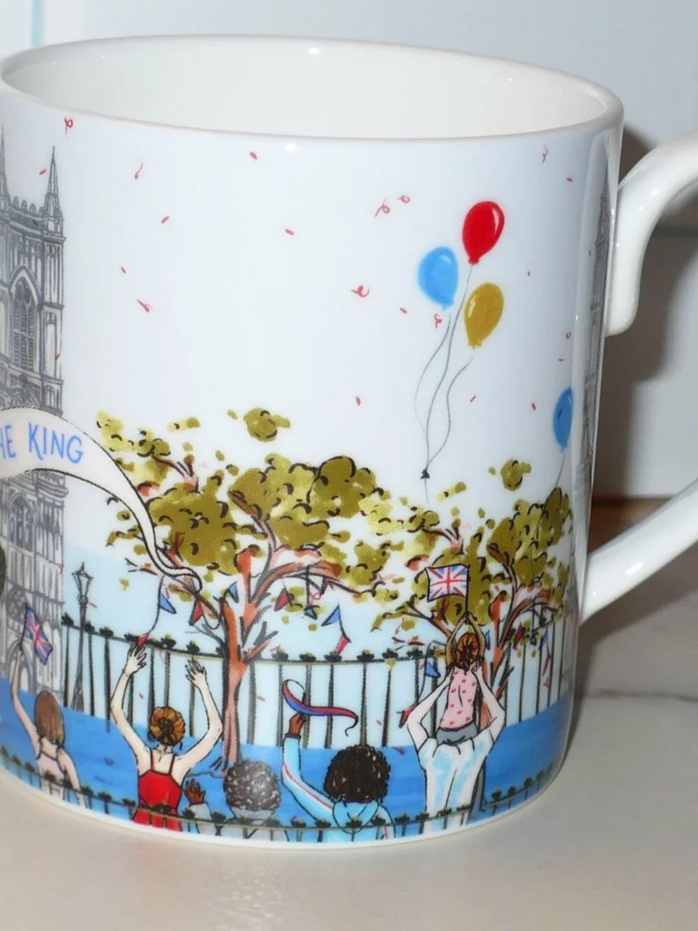 God Save the King ~ King Charles III Coffee Mug Tea Cup ~ England Bone China